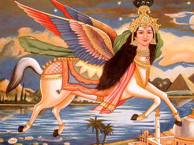 Al Burak el caballo mitológico de Mahoma