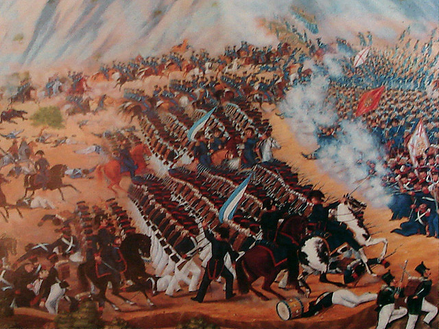 Batalla de Chacabuco en Chile 1817