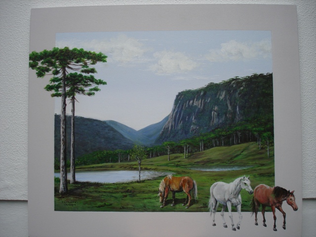 Querencia de montaña - julio 2009 - 60 x 70 cm - acrílico sobre lienzo