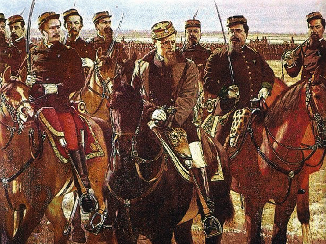 General Julio Argentino Roca en la Campaña del desierto 1879