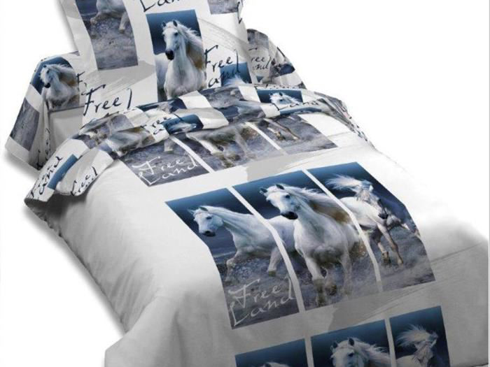 Ropa de cama con imagenes de caballos