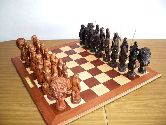 Juego de ajedrez: El Malon de Dolores de 1821