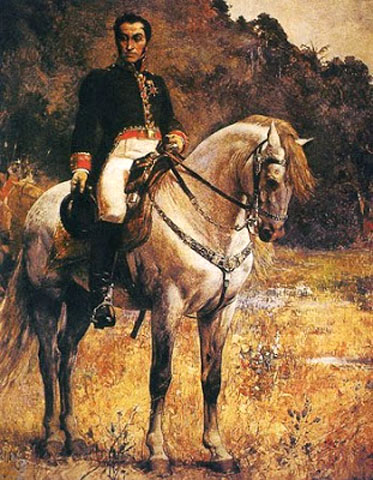Palomo caballo de Simon Bolivar