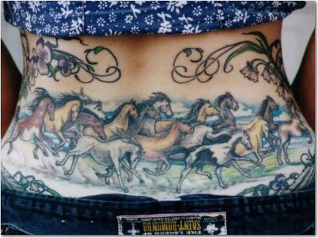 Tatuaje con caballos